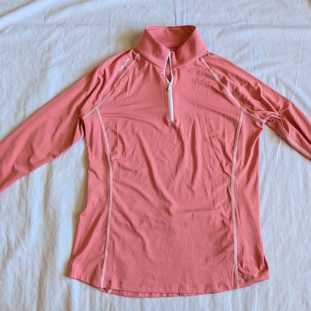 RLX Women's 1/4 Zip Lightweight Packable Golf Jacket Size Medium